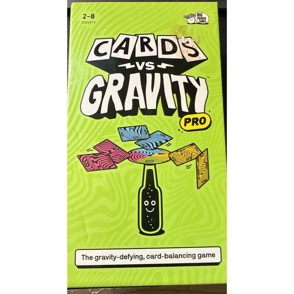 Cards vs. Gravity Pro The Gravity Defying Card-Balancing Game 2-8 Players Family